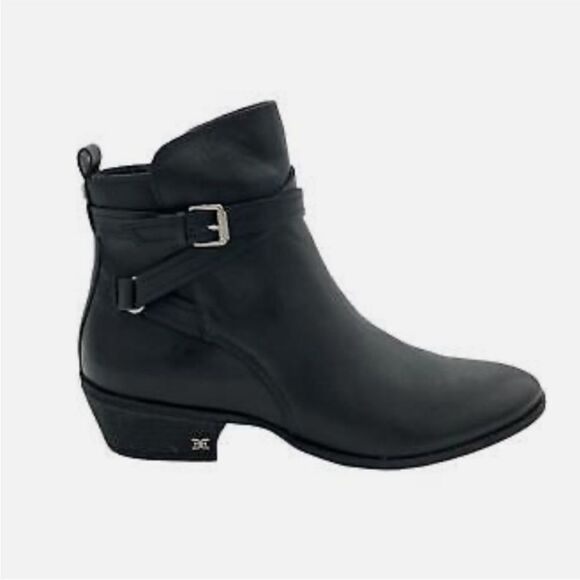 Sam Edelman Black Ankle Boots - Picture 1 of 10
